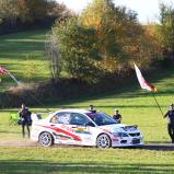 Deutsche Rallyemeisterschaft, ADAC Rallye Masters 2019; 6. Lauf, ADAC Knaus Tabbert 3-Städte-Rallye (Photo by Sascha Dörrenbächer)  #11-Patrik Dinkel, Mitsubishi Lancer Evo 9